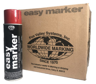 Fox Valley Paint Easy Marker – Red APWA