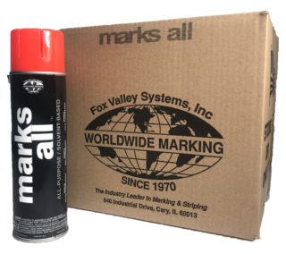 Fox Valley Marks All Paint  - Red Fluorescent