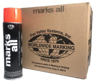 Fox Valley Marks All Paint  - Red/Orange Fluorescent