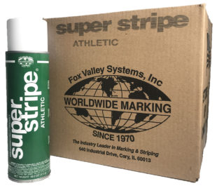 Fox Valley Super Stripe Athletic Paint - White