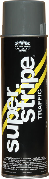 Fox Valley Super Stripe Traffic Paint - Gray